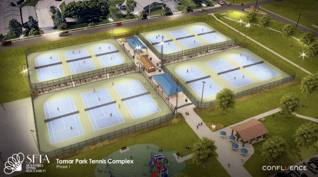 Tomar Park, Sioux Falls Tennis Association