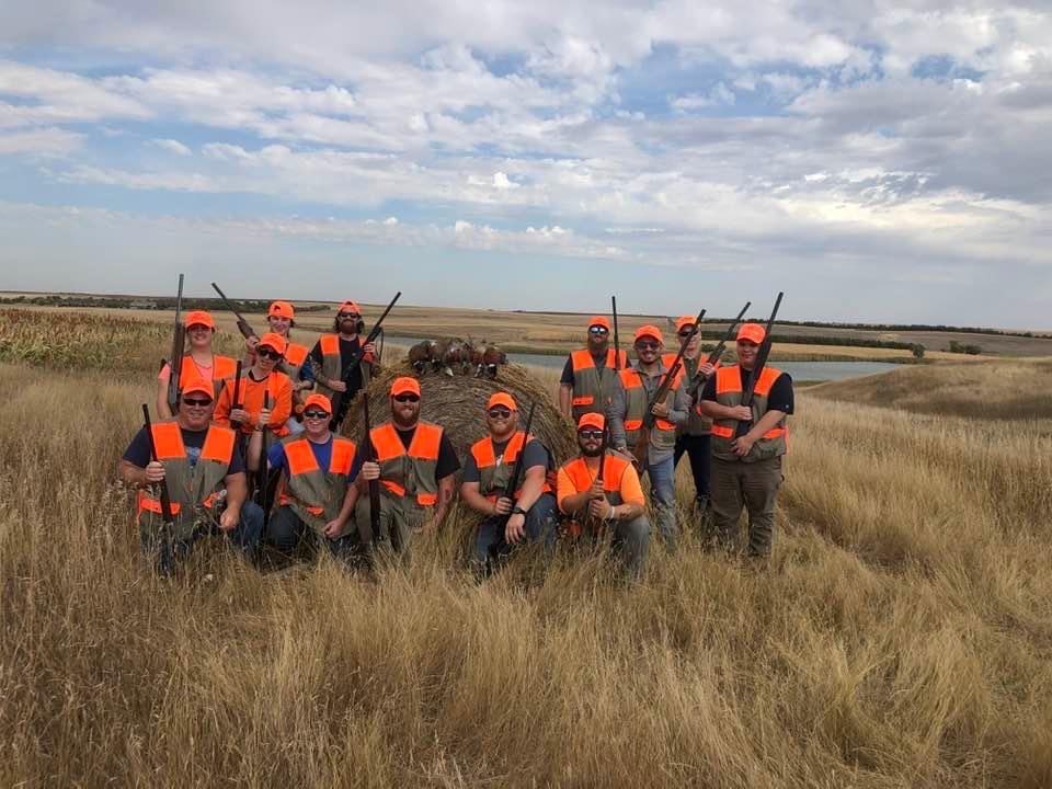 Brock Williams pheasant hunting in South Dakota