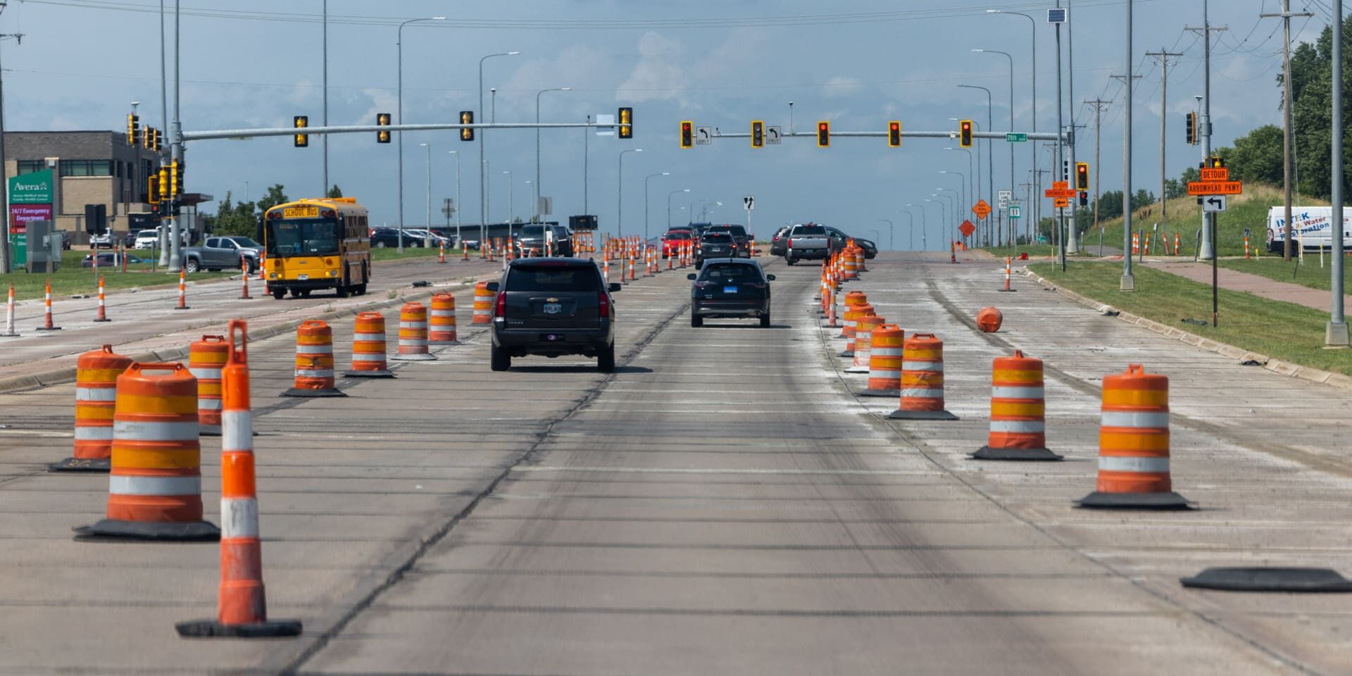 New traffic signals planned this season in Sioux Falls, plus lane changes on Veterans Parkway